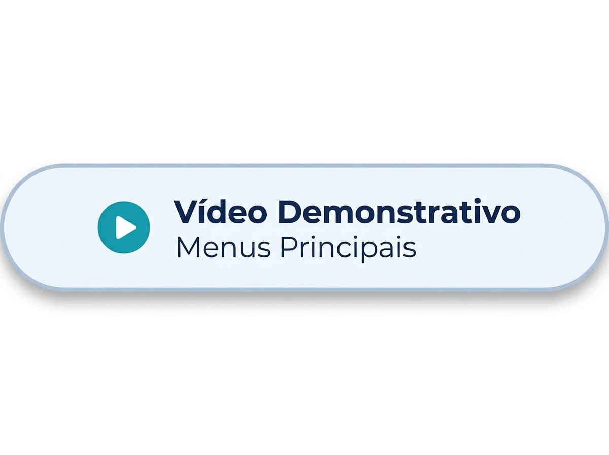 Demonstração dos Menus Principais